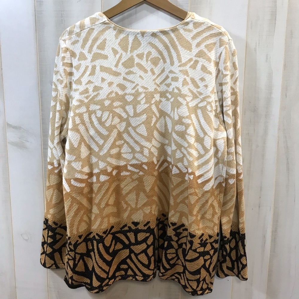 Pendleton Tan Brown Linen Cotton Shell Sweater Set - image 2